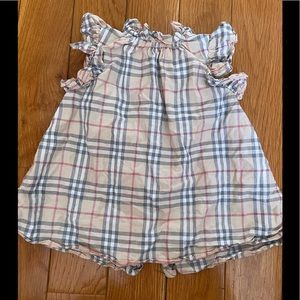 Burberry dress pre-owned for babies 9 months